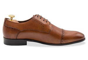 Estero Blake Stitch Chestnut Derby