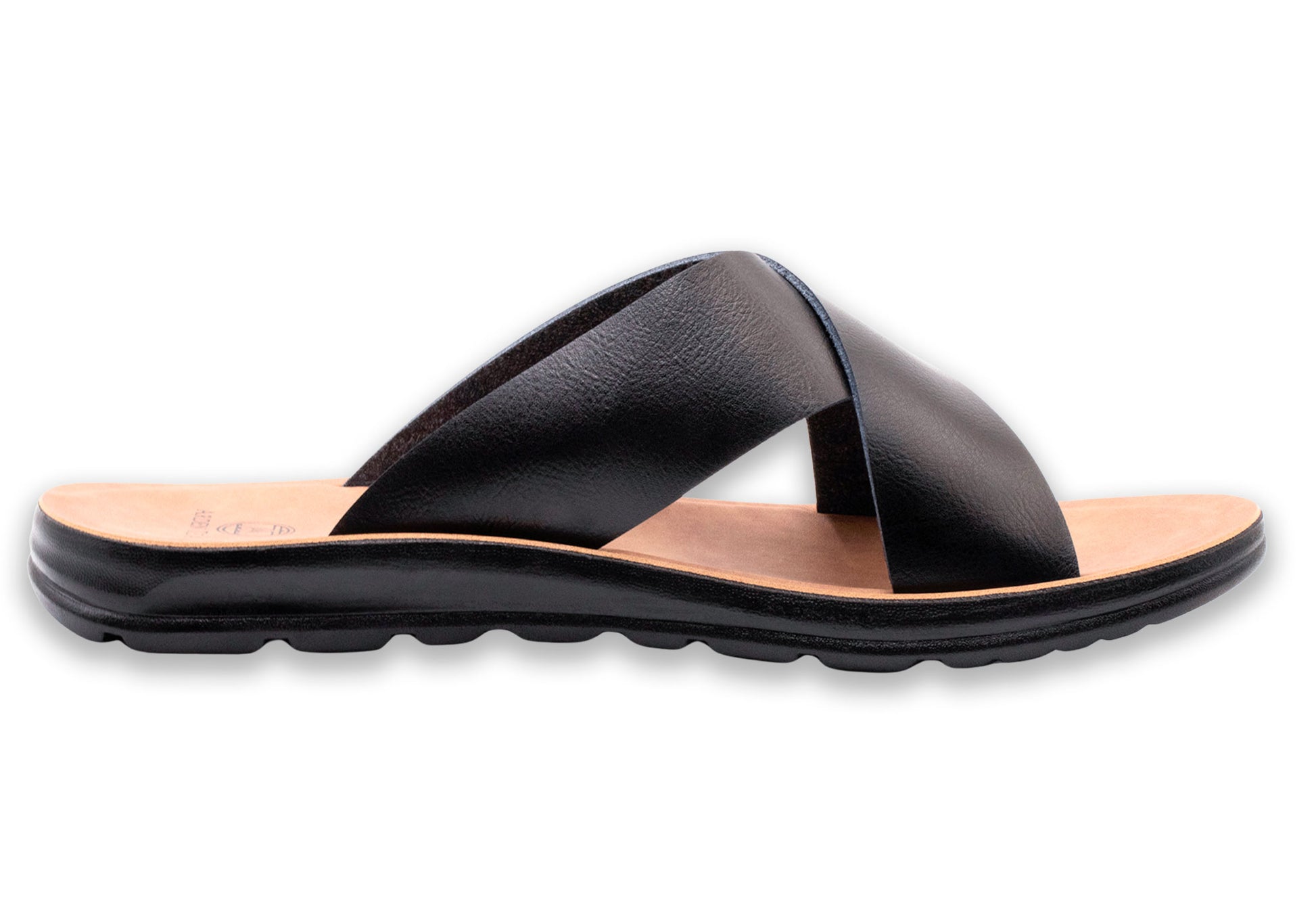 Concordia Black Sandals