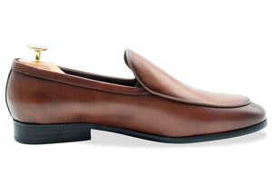 Moreno Chestnut Blake Stitch Venetian Loafer