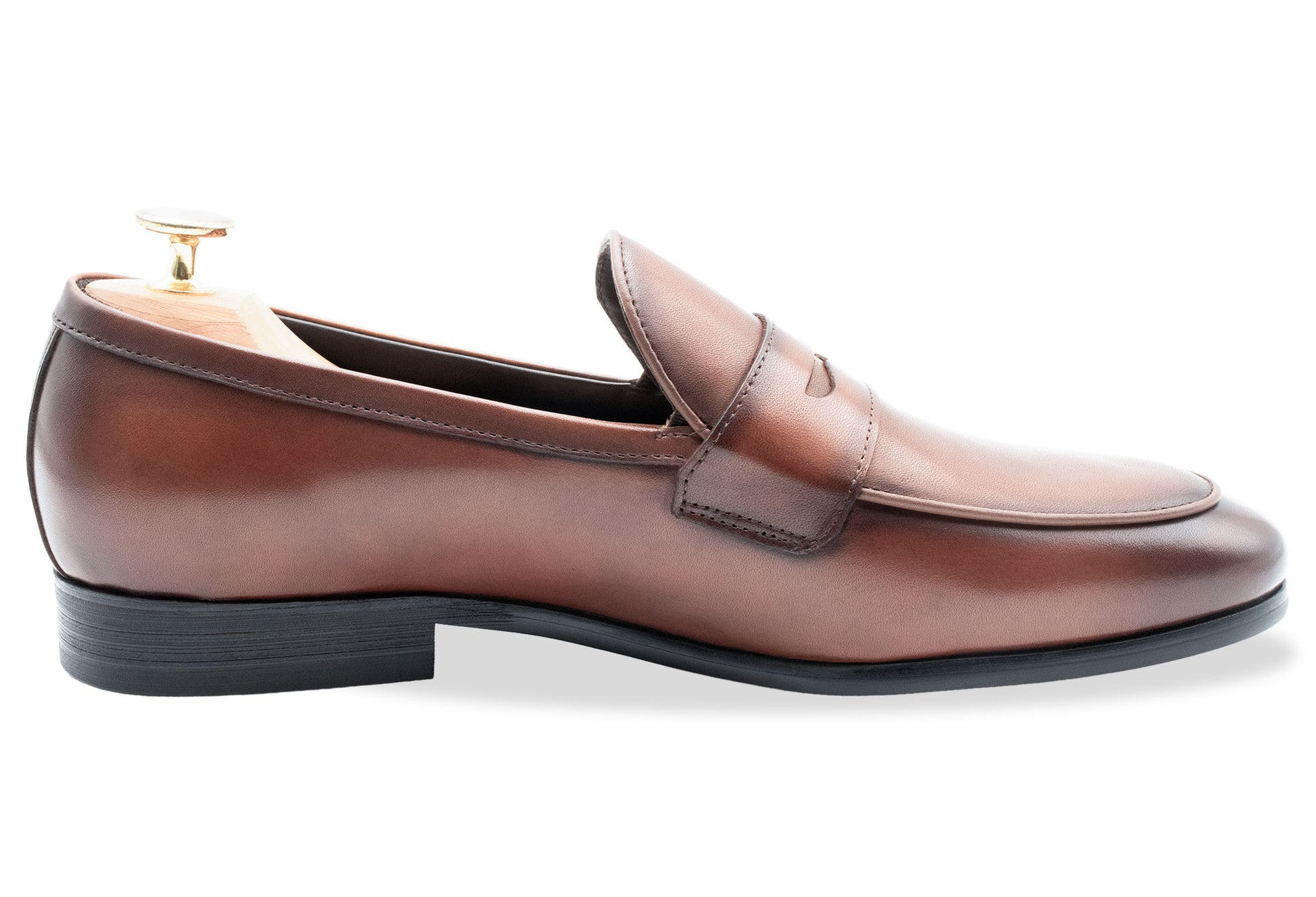 Olavarria Chestnut Penny Loafer