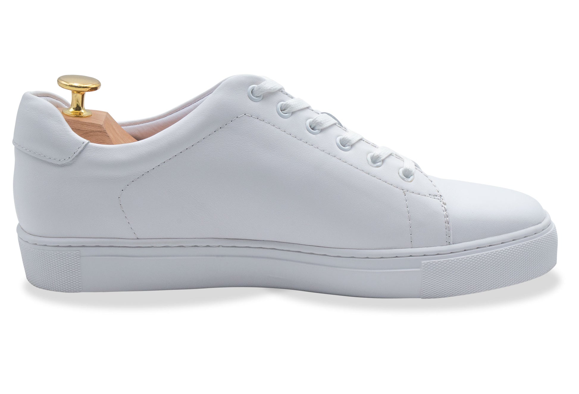 Loreto Blake Stitch All White Sneakers