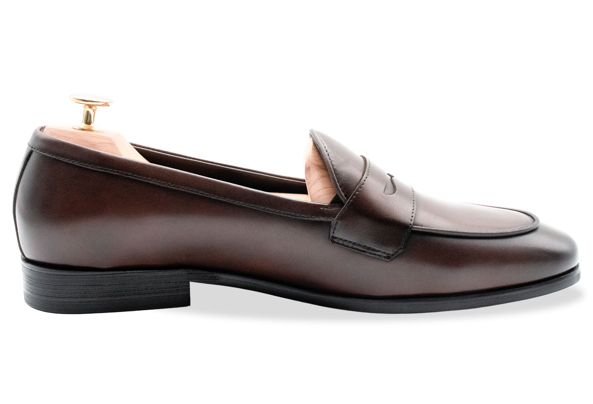 Emperado Walnut Belgian Penny Loafer