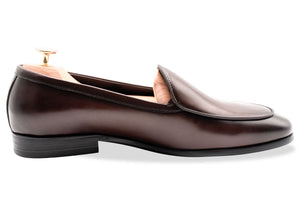 Monteros Walnut Belgian Venetian Loafer