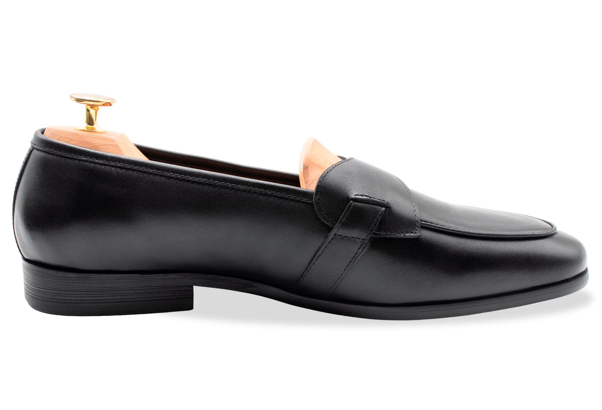 Coronda Black Gurkha Loafer
