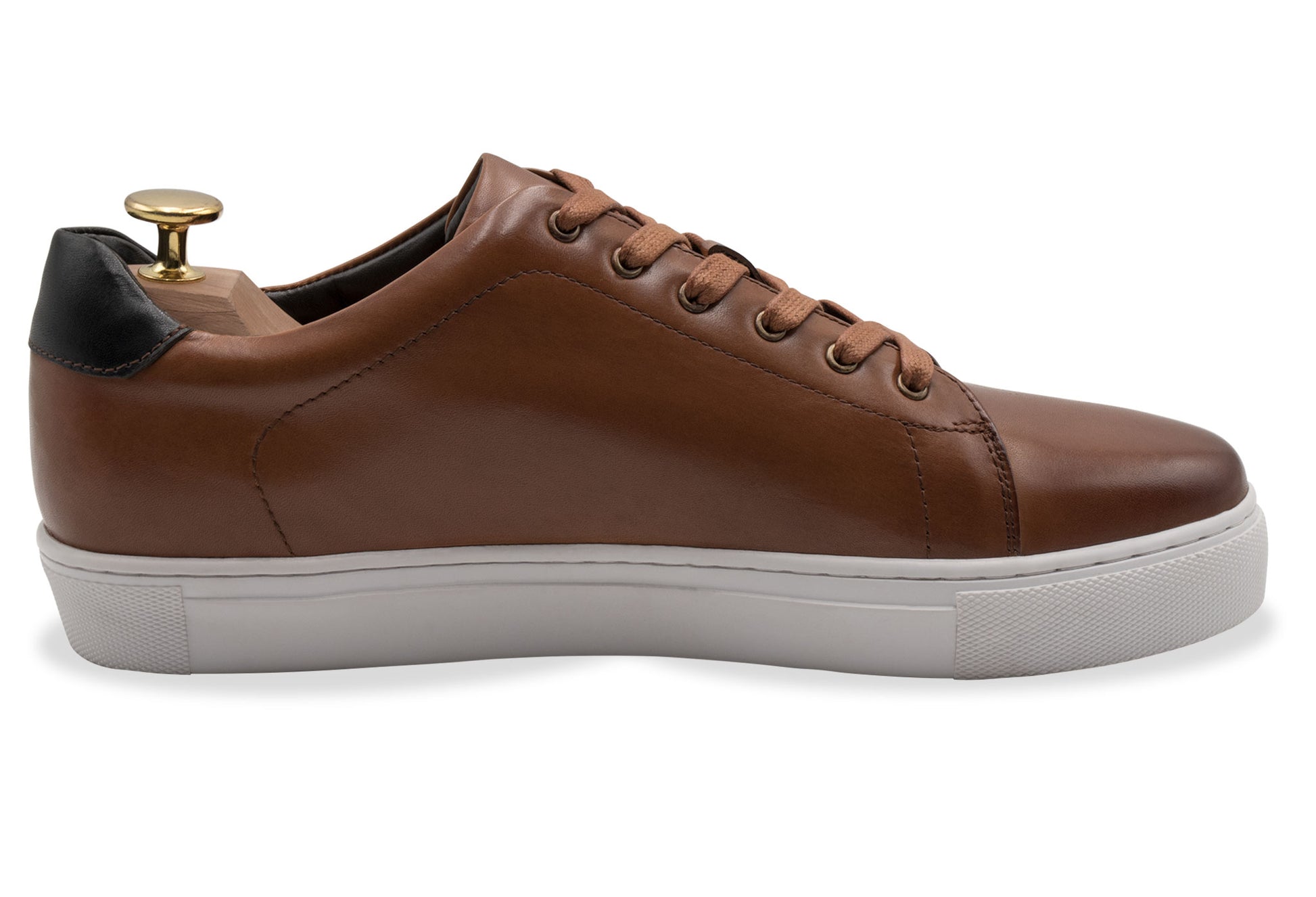 Loreto Blake Stitch Cognac Sneakers