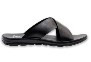 Concordia All Black Sandals