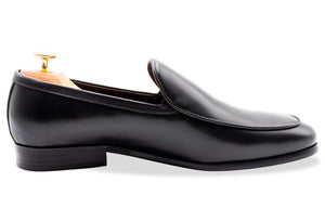 Moreno Black Blake Stitch Venetian Loafer