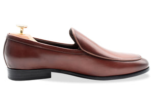 Moreno Auburn Blake Stitch Venetian Loafer