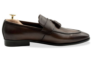 Aguilares Blake Stitch Walnut Loafer