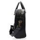 Medellin Black Leather Messenger Bag