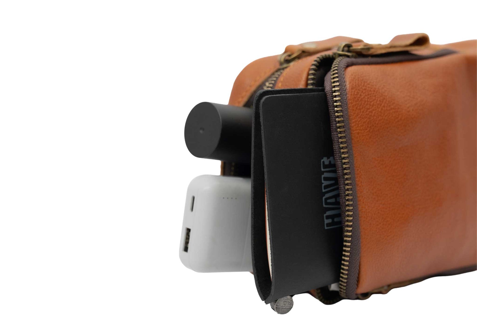 Cali Chestnut Crossbody Leather Bag