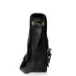 Huila Black Leather Satchel Bag