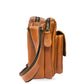 Caldas Chestnut Leather Crossbody Bag