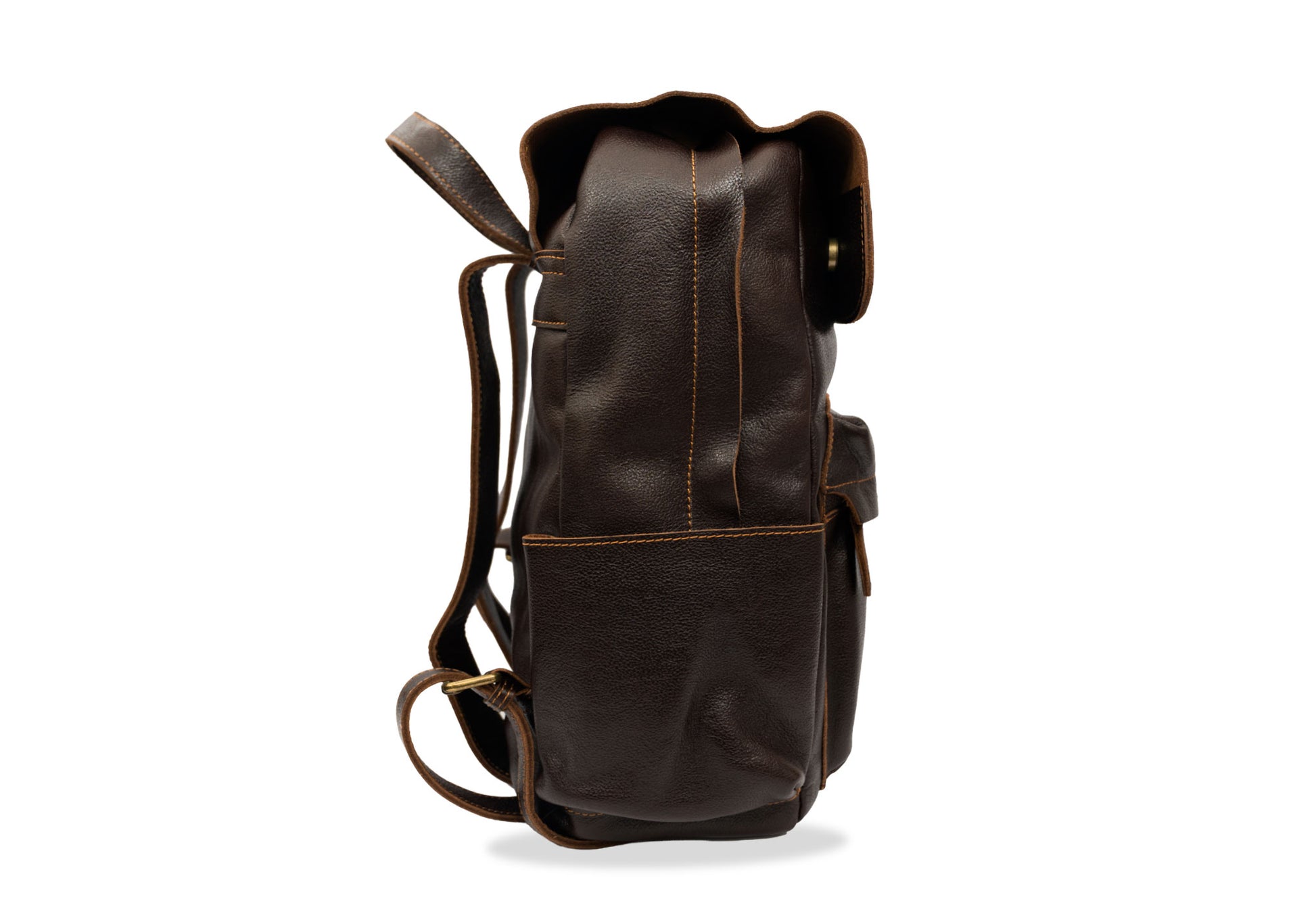 Neiva Walnut Leather Backpack