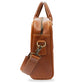 Medellin Chestnut Leather Messenger Bag