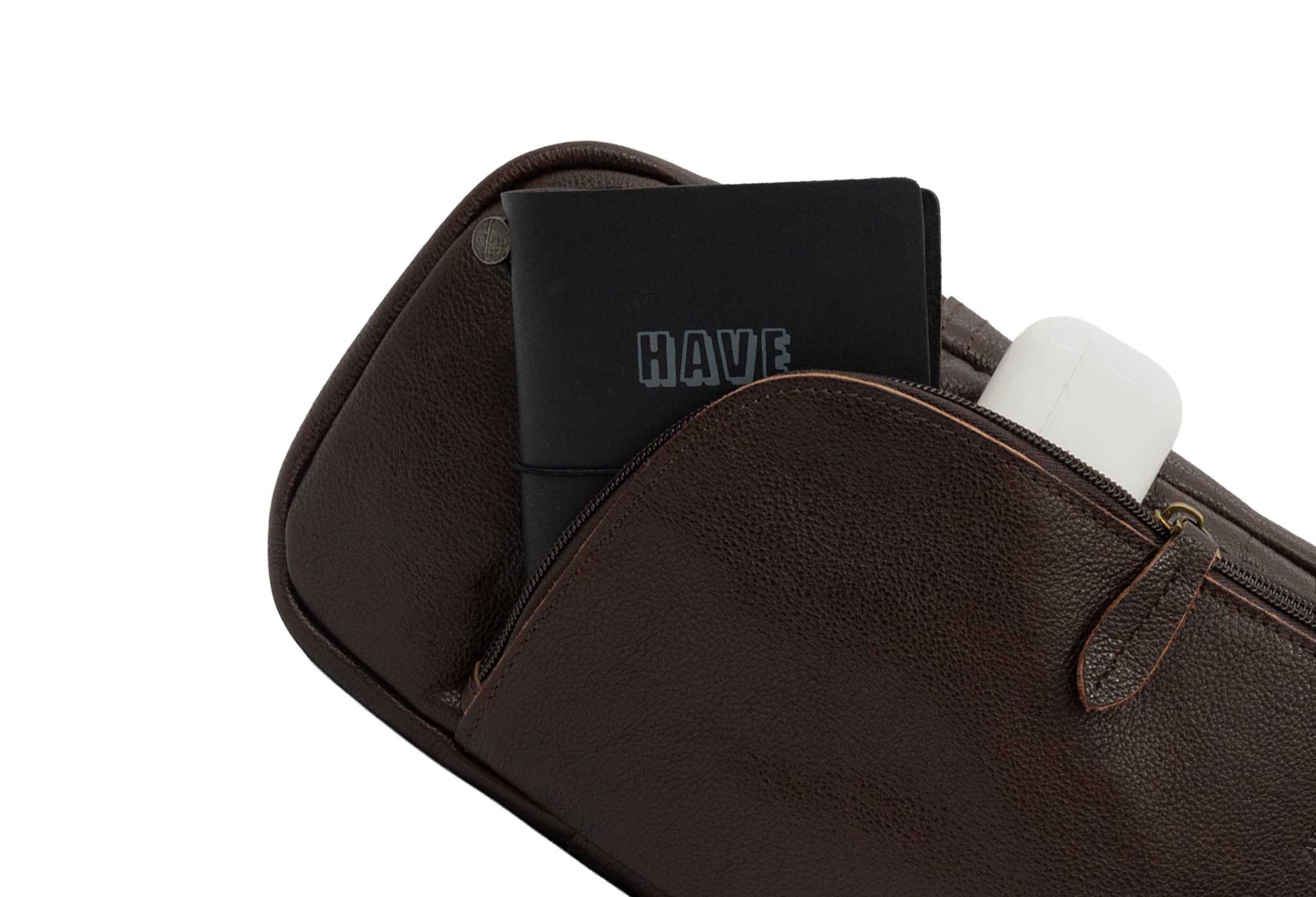 Cartago Walnut Crossbody Leather Bag