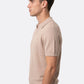 The Organic Knitted Polo - Tan