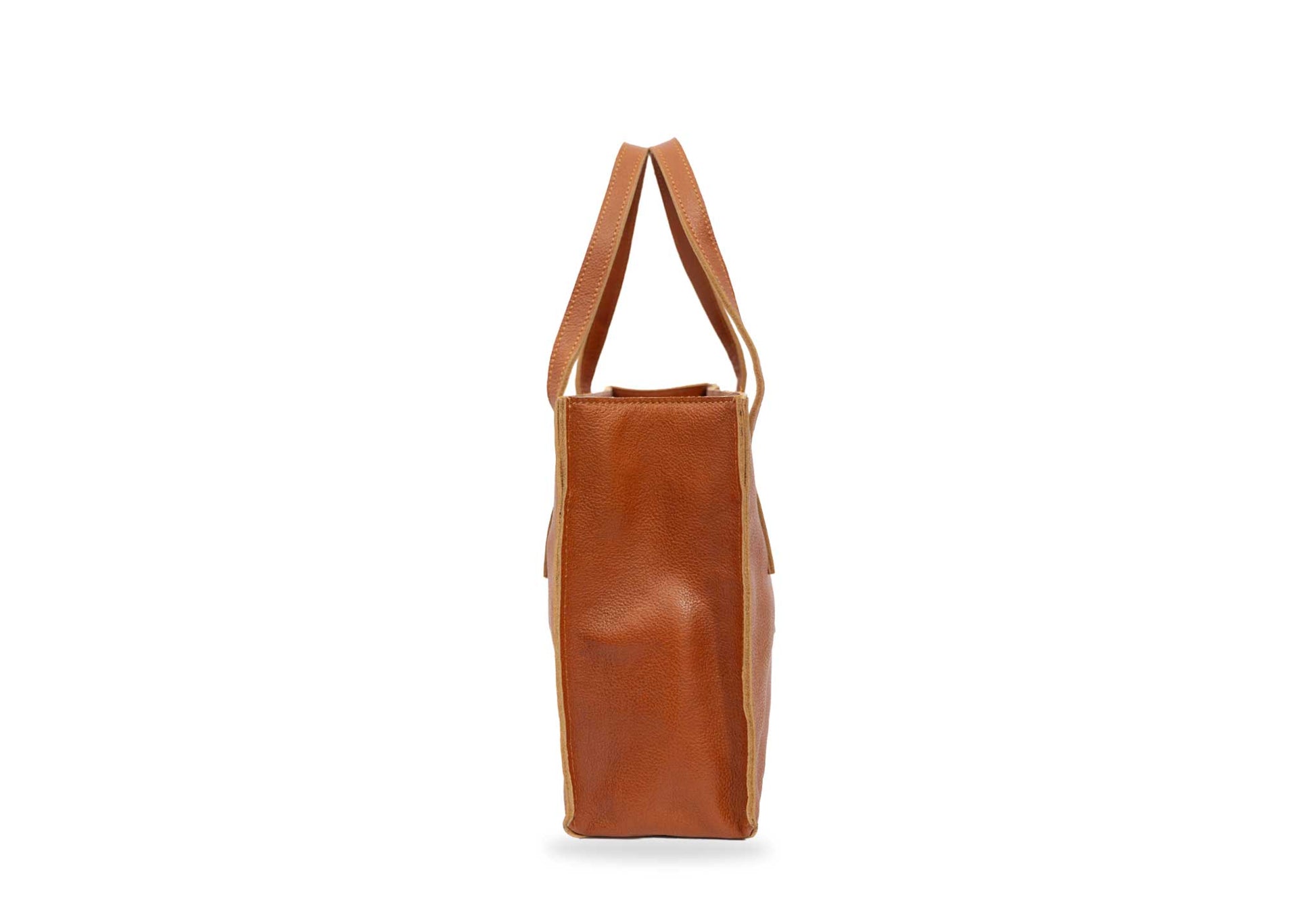 Madryn Chestnut Leather Mini Messenger Bag