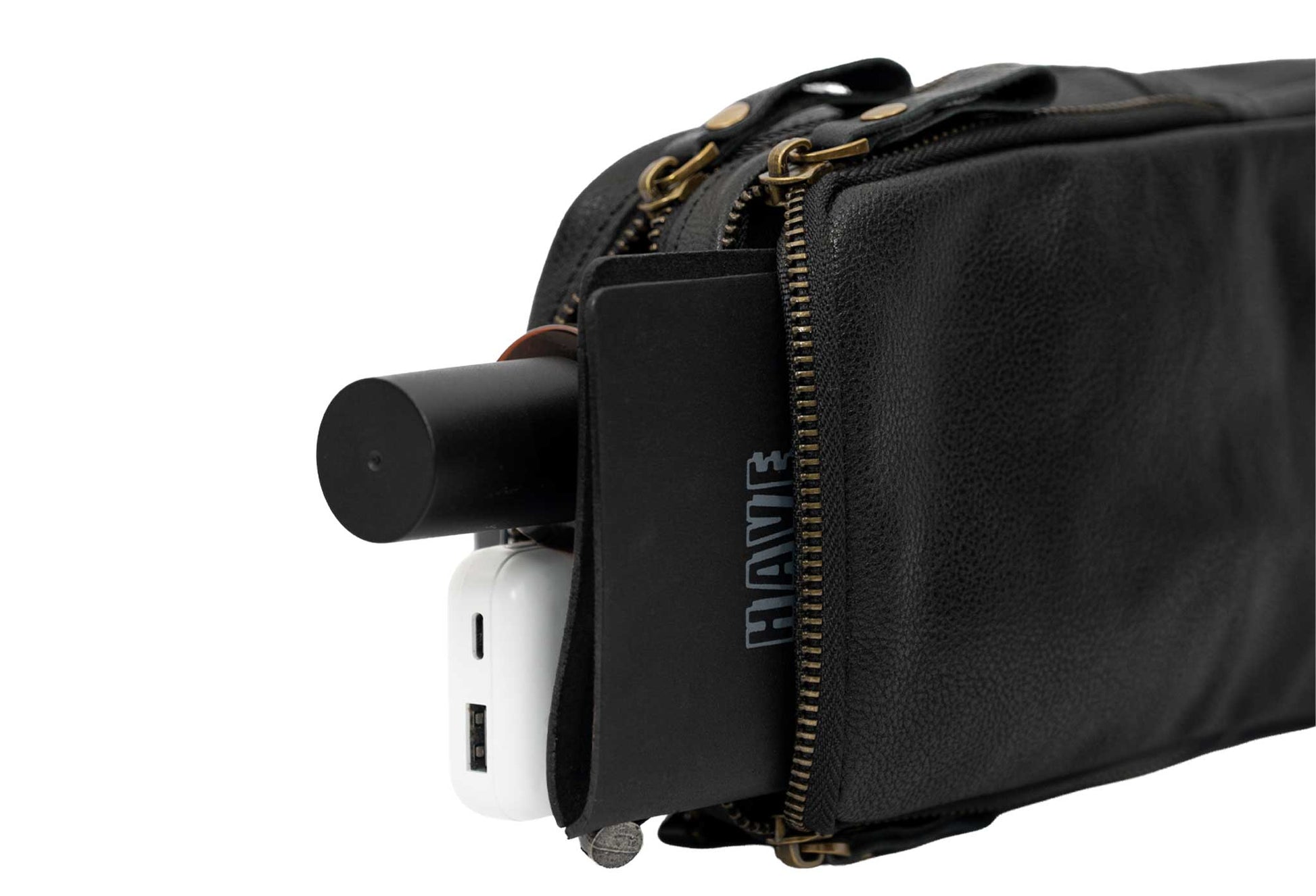 Cali Black Crossbody Leather Bag