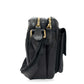 Caldas Black Leather Crossbody Bag