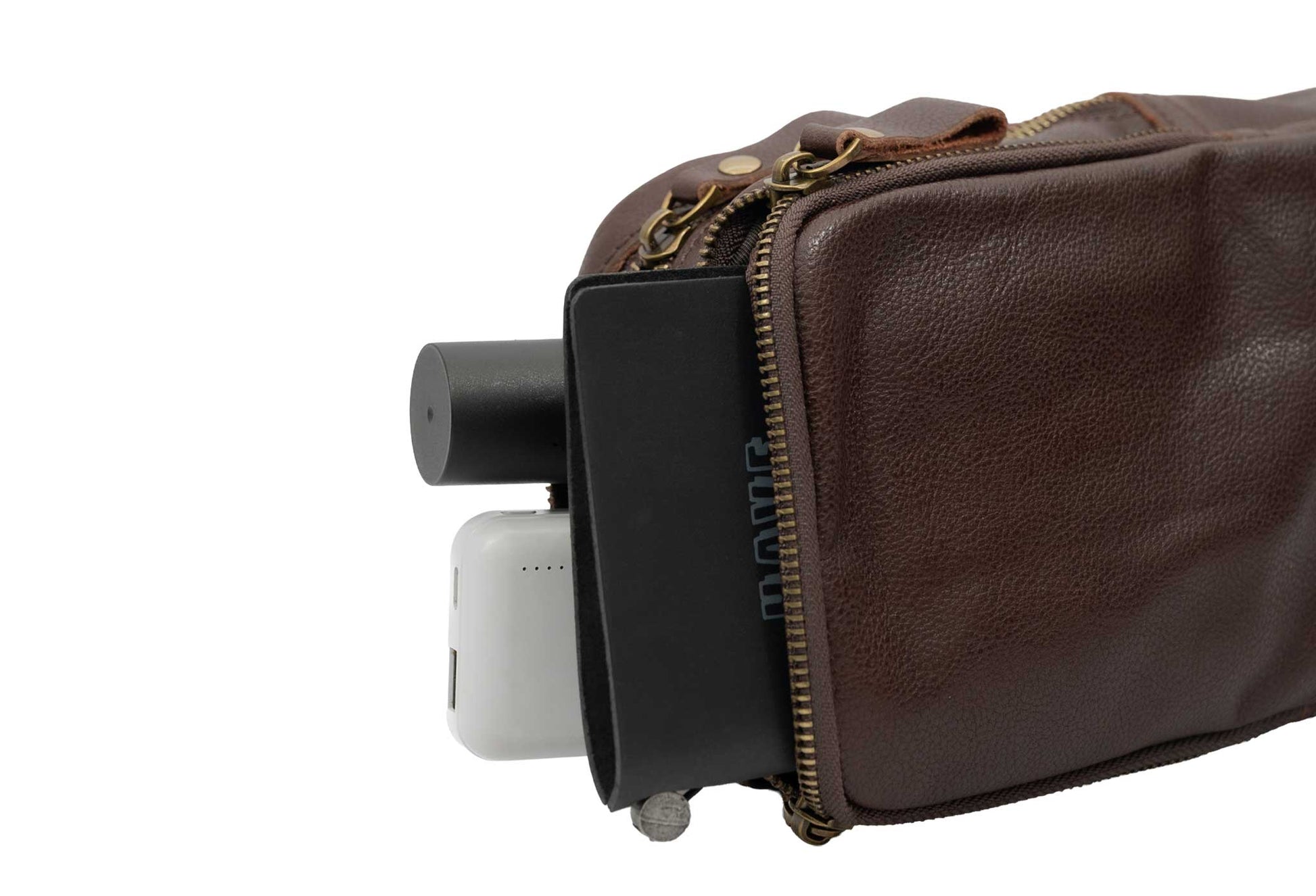 Cali Walnut Crossbody Leather Bag