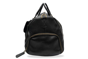 Barichara Black Leather Duffle