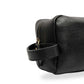 Raquira Black Leather Toiletry Bag