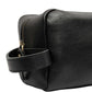 Raquira Black Leather Toiletry Bag
