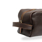 Raquira Walnut Leather Toiletry Bag