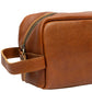 Raquira Chestnut Leather Toiletry Bag