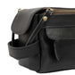Esterla Black Leather Toiletry Bag