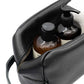 Raquira Black Leather Toiletry Bag