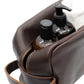 Raquira Walnut Leather Toiletry Bag