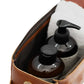 Esterla Chestnut Leather Toiletry Bag
