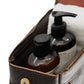 Esterla Walnut Leather Toiletry Bag