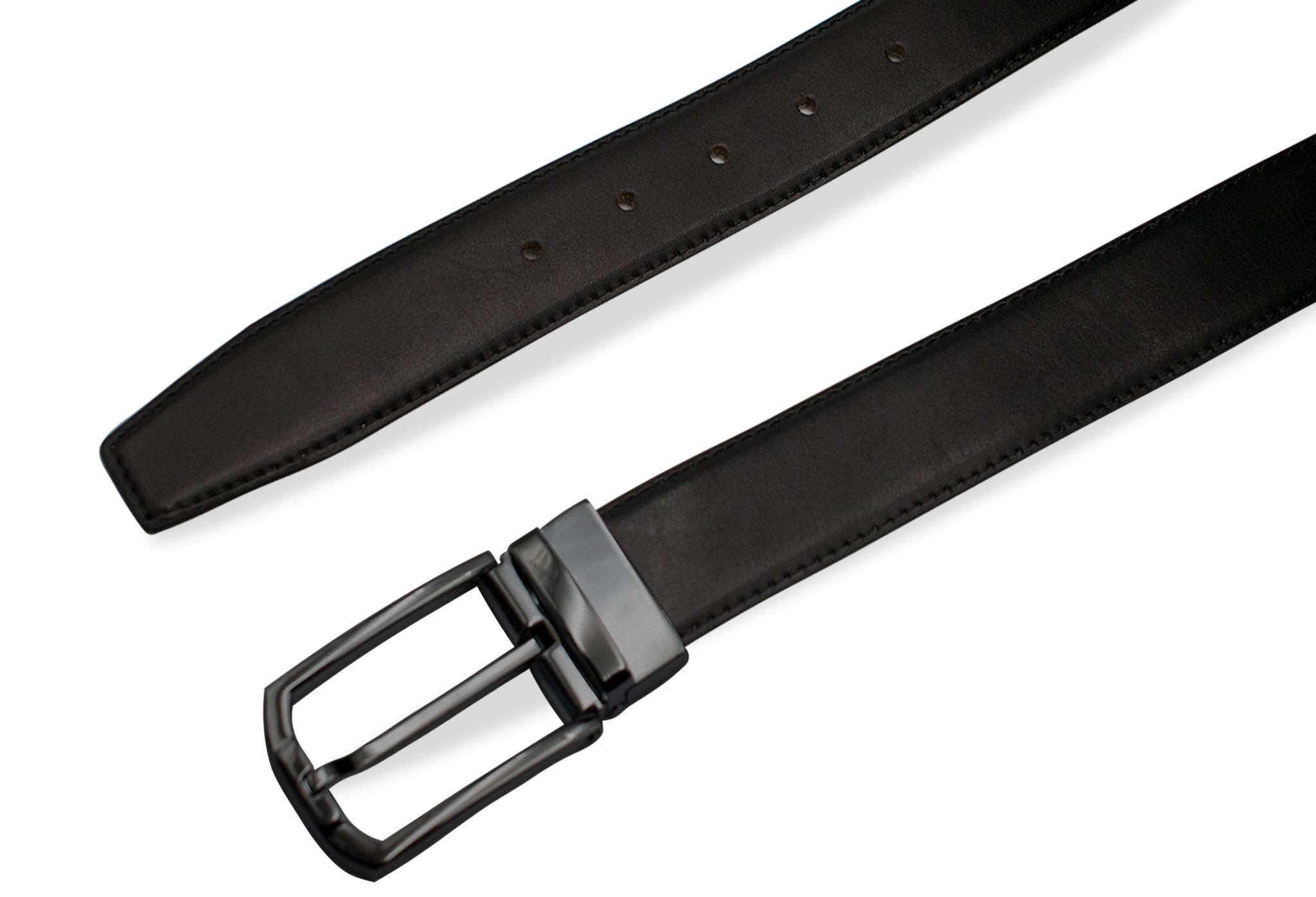 Milagro Belt Black - Black Buckle