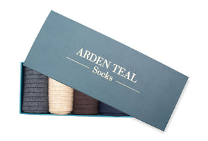 Premium Cotton Anti-Bacterial Socks Box - Multi