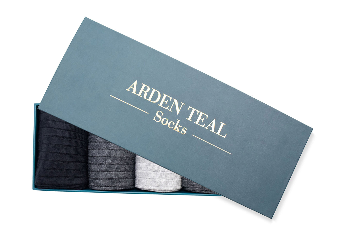 Premium Cotton Anti-Bacterial Socks Box - Grey