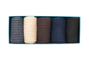 Premium Cotton Anti-Bacterial Socks Box - Multi