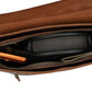 Salento Walnut Leather Crossbody Bag