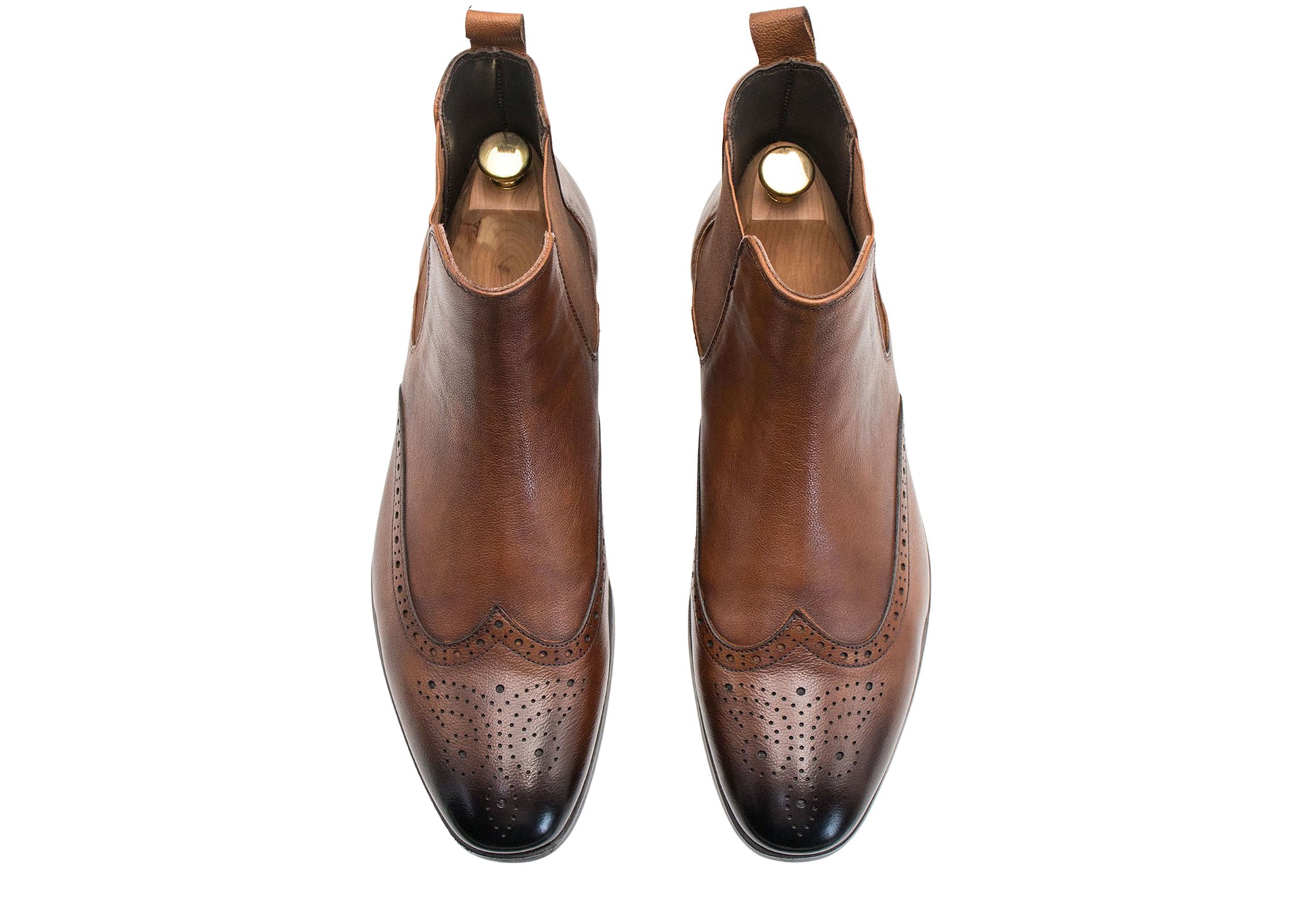 Bariloche Blake Stitch Chestnut Chelsea Boots