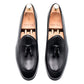 Esquel Black Belgian Tassel Loafer