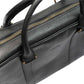 Medellin Black Leather Messenger Bag