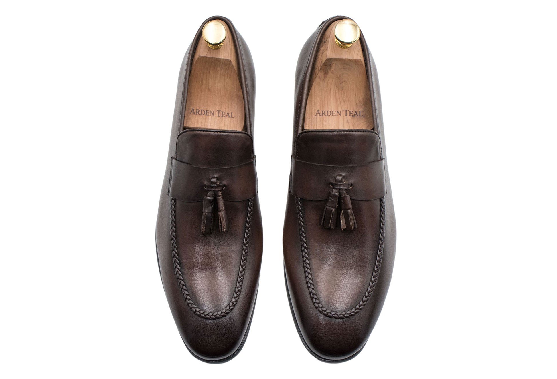 Aguilares Blake Stitch Walnut Loafer