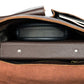 Huila Walnut Leather Satchel Bag