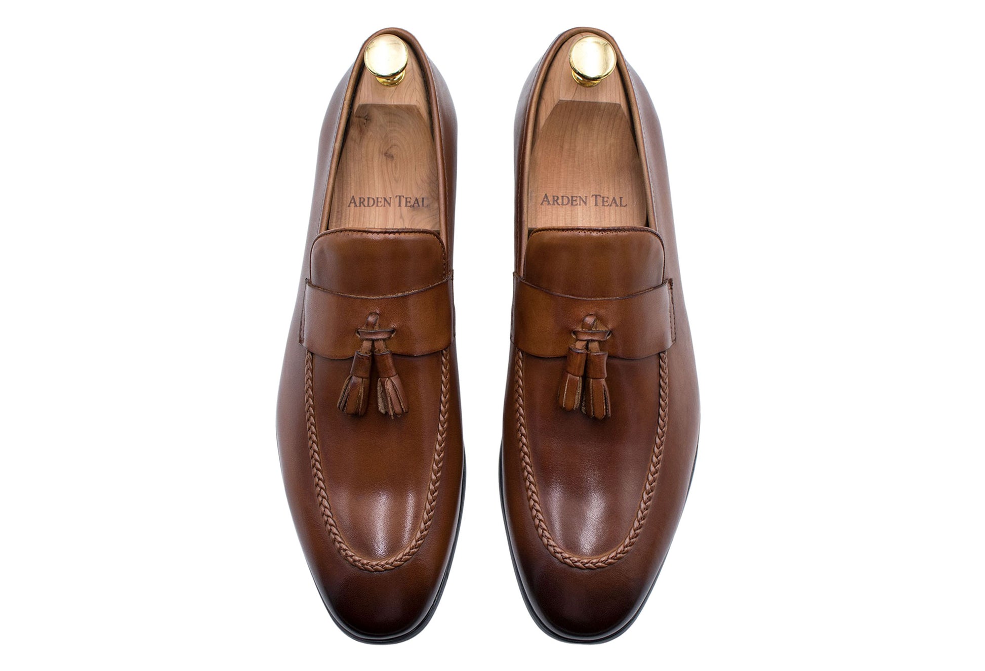 Aguilares Blake Stitch Chestnut Loafer
