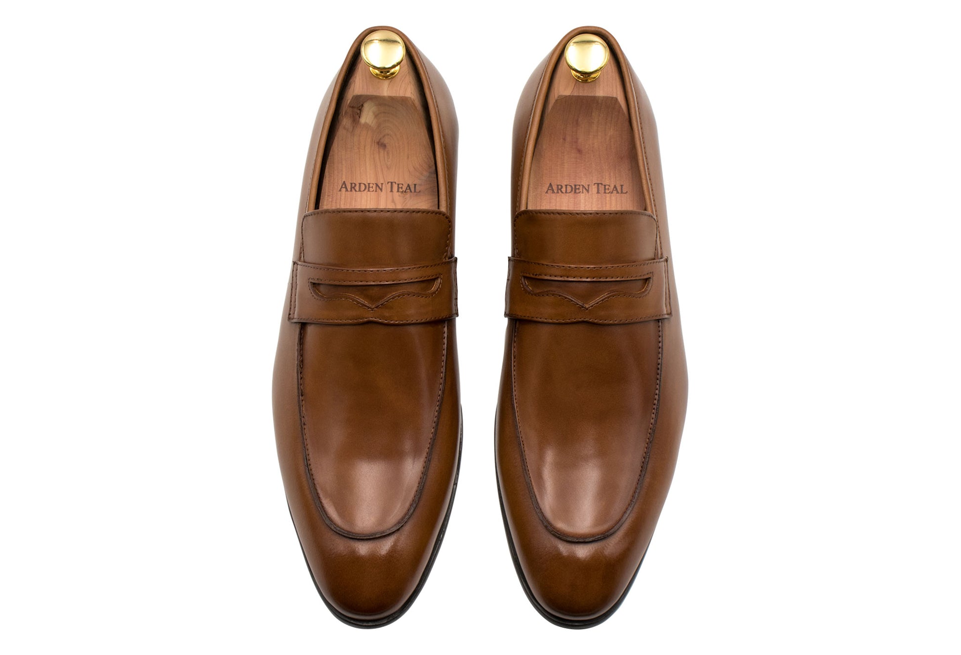Sample Sale - Olavarria Cognac Penny Loafer - Size 42