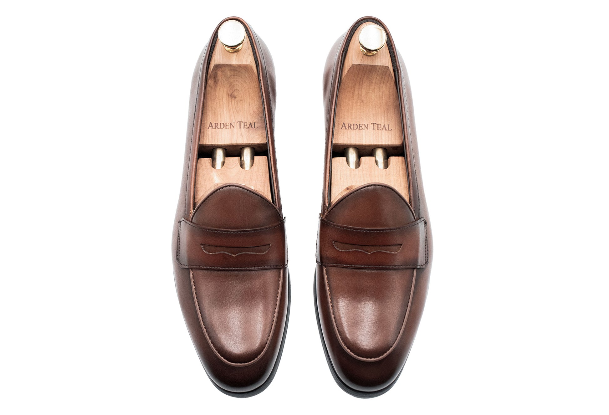 Emperado Chestnut Blake Stitch Belgian Loafer