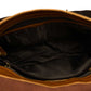 Huila Chestnut Leather Satchel Bag