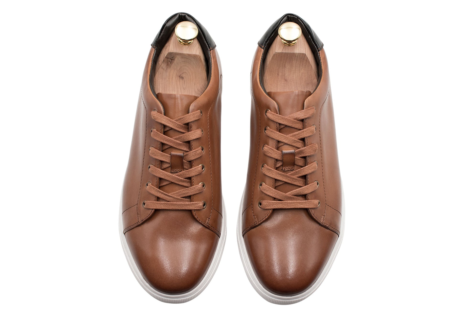 Loreto Blake Stitch Cognac Sneakers